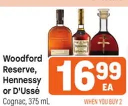 Tony’s Fresh Market Woodford Reserve,Hennessy or D' Ussé offer