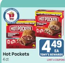 Tony’s Fresh Market Hot Pockets offer
