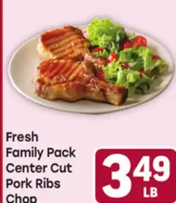 Tony’s Fresh Market Fresh Family Pack Center Cut Pork Ribs Chop offer