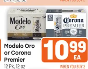 Tony’s Fresh Market Modelo Oro or Corona Premier offer