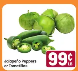 Tony’s Fresh Market Jalapeño Peppers or Tomatillos offer