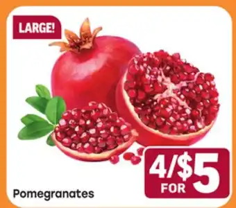 Tony’s Fresh Market Pomegranates offer