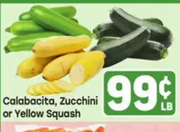 Tony’s Fresh Market Calabacita, Zucchini or Yellow Squash offer