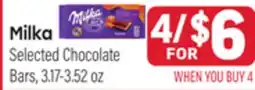 Tony’s Fresh Market Milka Selected Chocolate Bars offer
