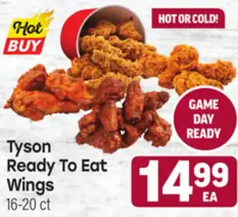 Tony’s Fresh Market Tyson Ready To Eat Wings offer