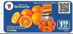 Tony’s Fresh Market NAVEL ORANGES offer