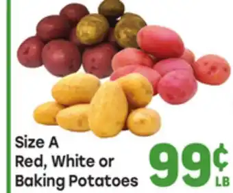 Tony’s Fresh Market Size A Red, White or Baking Potatoes offer