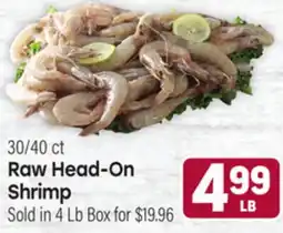 Tony’s Fresh Market Raw Head-On Shrimp offer