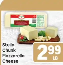 Tony’s Fresh Market Stella Chunk Mozzarella Cheese offer