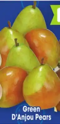Jewel-Osco Green D'Anjou Pears offer