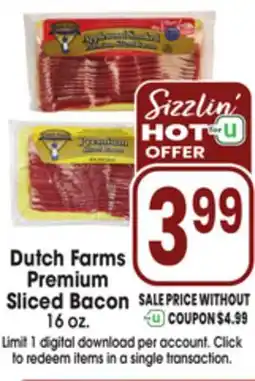 Jewel-Osco Dutch Farms Premium Premium Sliced Bacon offer