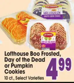 Jewel-Osco Lofthouse Boo Frosted, Day of the Dead or Pumpkin Cookies offer