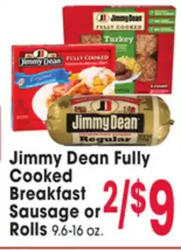 Jewel-Osco Jimmy Dean Fully Cooked Breakfast Sausage or Rolls offer