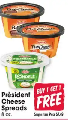 Jewel-Osco Président Cheese Spreads offer
