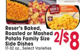 Jewel-Osco Reser's Baked, Roasted or Mashed Potato Family Size Side Dishes offer