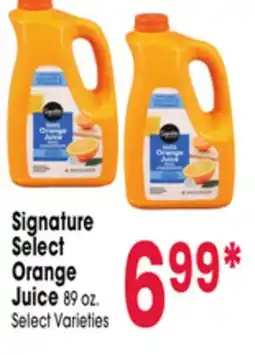Jewel-Osco Signature Select Orange Juice offer