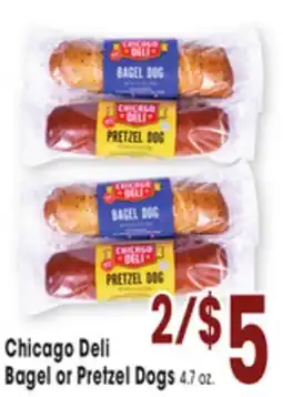 Jewel-Osco Chicago Deli Bagel or Pretzel Dogs offer