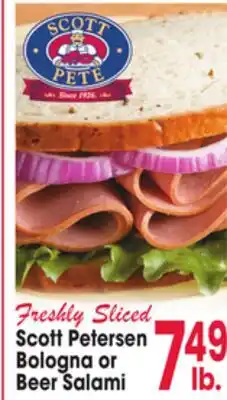 Jewel-Osco Scott Petersen Bologna or Beer Salami offer
