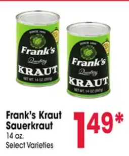 Jewel-Osco Frank's Kraut Sauerkraut offer