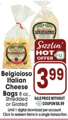 Jewel-Osco Belgioioso Italian Italian Cheese Cheese Bags offer