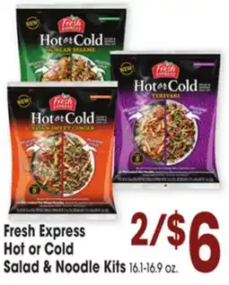 Jewel-Osco Fresh Express Hot or Cold Salad & Noodle Kits offer