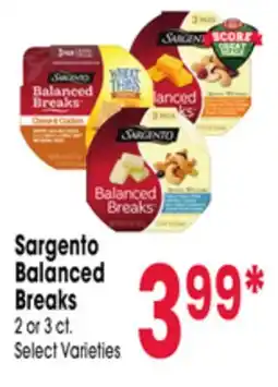 Jewel-Osco Sargento Balanced Breaks offer