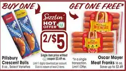 Jewel-Osco Pillsbury Crescent Rolls offer