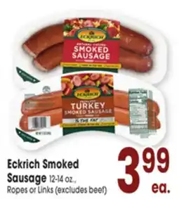 Jewel-Osco Eckrich Smoked Sausage offer
