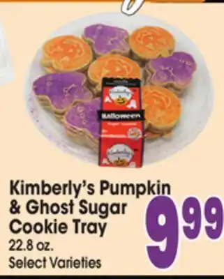 Jewel-Osco Kimberly's Pumpkin & Ghost Sugar Cookie Tray offer