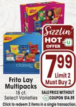 Jewel-Osco Frito Lay Multipacks offer