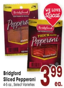 Jewel-Osco Bridgford Sliced Pepperoni offer