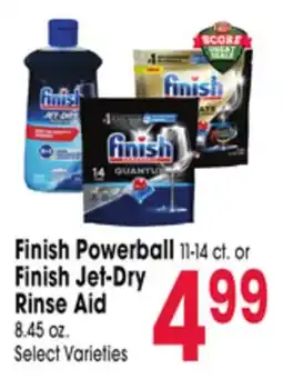 Jewel-Osco Finish Powerball 11-14 ct. or Finish Jet-Dry Rinse Aid 8.45 oz offer