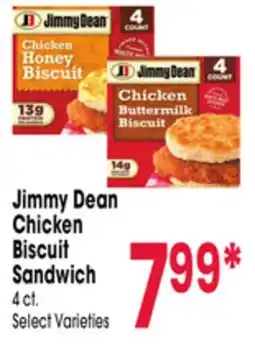 Jewel-Osco Jimmy Dean Chicken Biscuit Sandwich offer