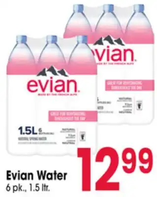 Jewel-Osco Evian Water offer