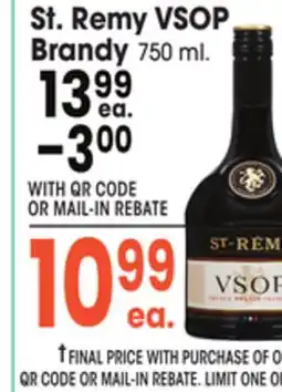 Jewel-Osco St. Remy VSOP Brandy offer