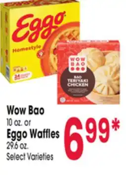 Jewel-Osco Wow Bao 10 oz. or Eggo Waffles 29.6 oz offer