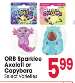 Jewel-Osco ORB Sparklee ORB Sparklee Axolotl or Capybara offer