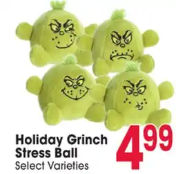 Jewel-Osco Holiday Grinch Stress Ball offer