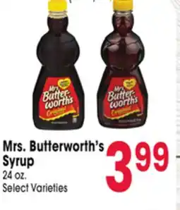 Jewel-Osco Mrs. Butterworth's Syrup offer