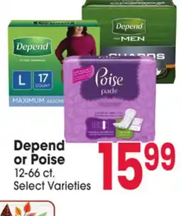 Jewel-Osco Depend or Poise offer