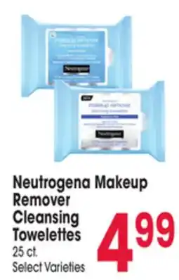 Jewel-Osco Neutrogena Makeup Remover Cleansing Towelettes offer
