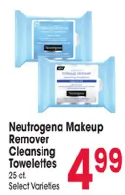 Jewel-Osco Neutrogena Makeup Remover Cleansing Towelettes offer