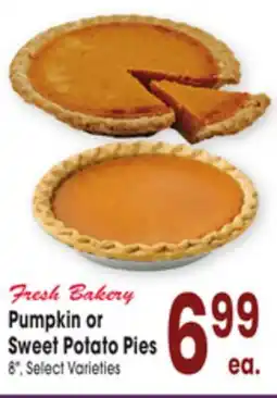 Jewel-Osco Pumpkin or Sweet Potato Pies offer