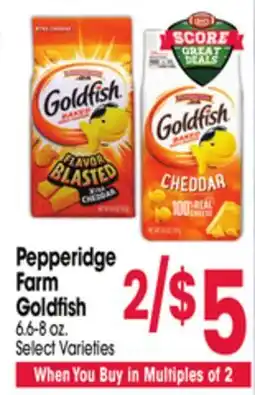 Jewel-Osco Pepperidge Farm Goldfish offer