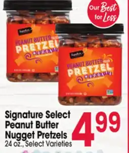 Jewel-Osco Signature Select Peanut Butter Nugget Pretzels offer