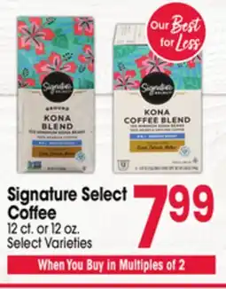 Jewel-Osco Signature Select Coffee offer