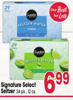 Jewel-Osco Signature Select Seltzer offer