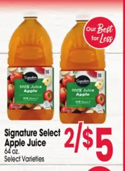 Jewel-Osco Signature Select Apple Juice offer