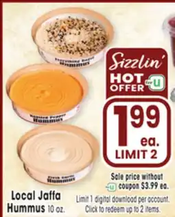 Jewel-Osco Local Jaffa Hummus offer