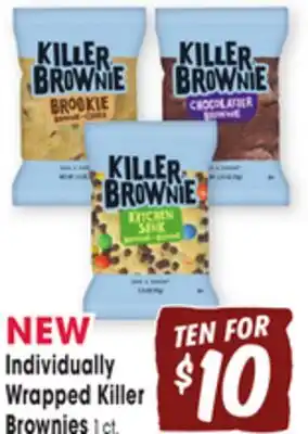 Jewel-Osco Individually Wrapped Killer Brownies offer